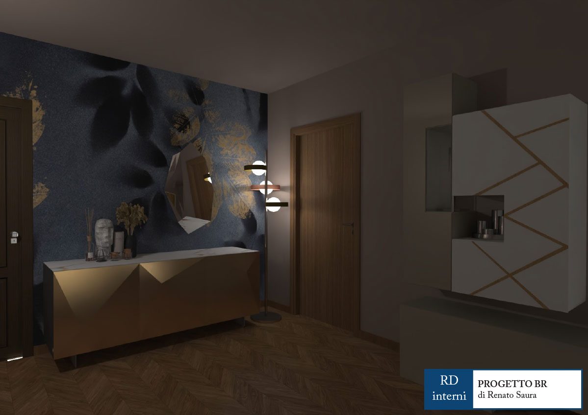 progettazione ingresso soggiorno chivasso torino